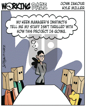 Working Daze on Monday July 3, 2006 Comic Strip