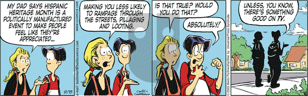 Baldo on Monday September 15, 2003 Comic Strip