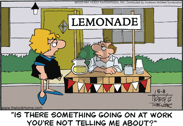 The Lockhorns on Thursday May 8, 2025 Comic Strip