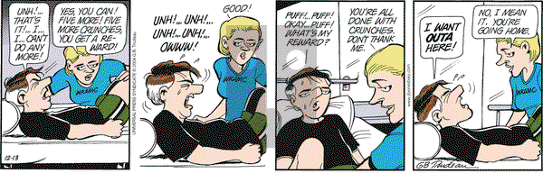Doonesbury on Friday April 8, 2005 Comic Strip