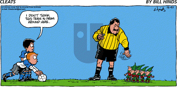 Cleats - Monday November 29, 2021 Comic Strip
