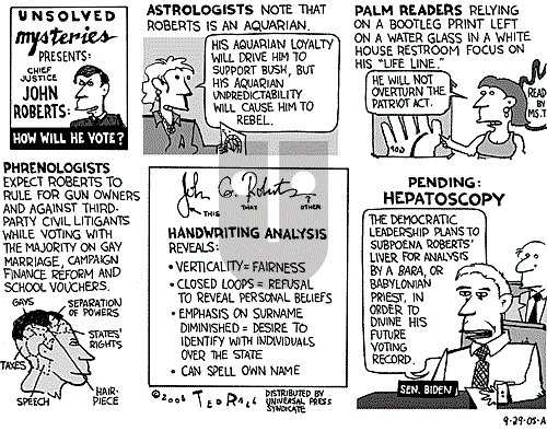 Ted Rall on Thursday September 29, 2005 Comic Strip