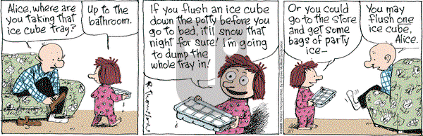 Cul de Sac on Wednesday February 7, 2018 Comic Strip