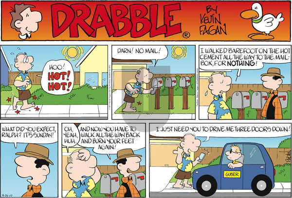 Drabble on Sunday September 24, 2017 Comic Strip