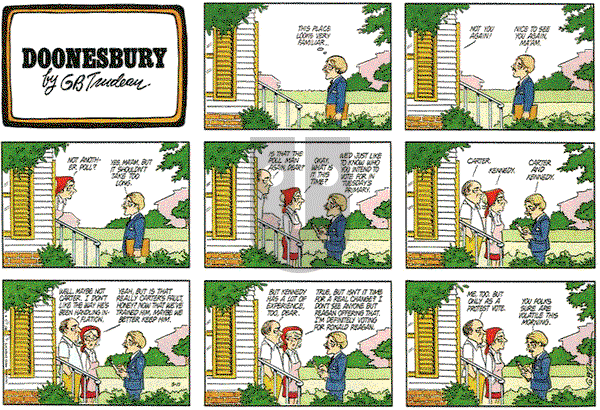 Doonesbury on Sunday May 11, 1980 Comic Strip