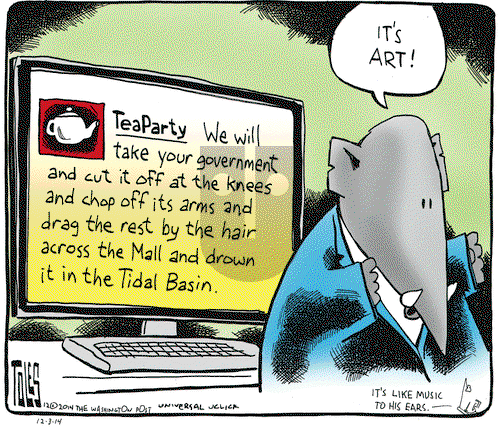 Tom Toles on Wednesday December 3, 2014 Comic Strip