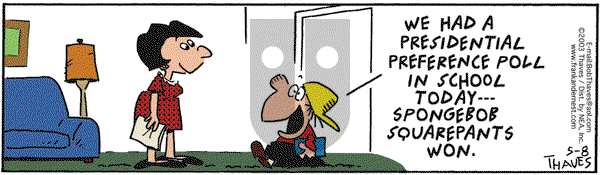 Frank and Ernest on Thursday May 8, 2003 Comic Strip