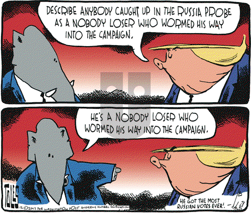 Tom Toles on Tuesday December 5, 2017 Comic Strip