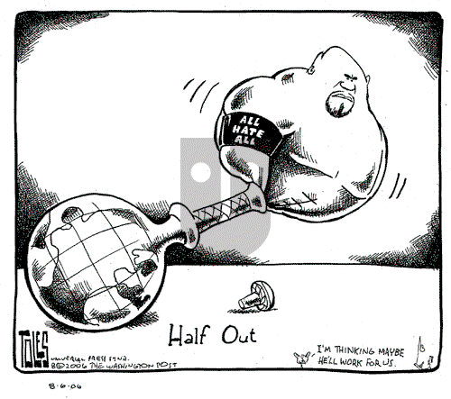 Tom Toles - Sunday August 6, 2006 Comic Strip