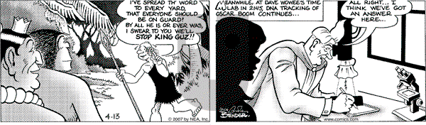 Alley Oop on Friday April 13, 2007 Comic Strip
