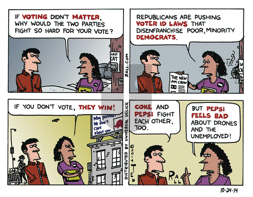 Ted Rall on Friday October 24, 2014 Comic Strip