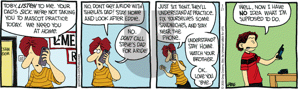 The Buckets on Friday March 27, 2015 Comic Strip