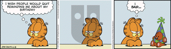 Garfield on Tuesday June 18, 2019 Comic Strip