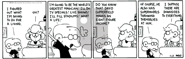 FoxTrot on Tuesday April 23, 1996 Comic Strip