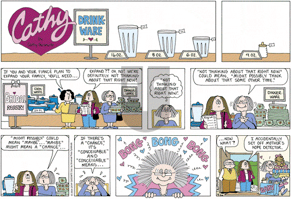 Cathy Classics - Sunday September 26, 2004 Comic Strip