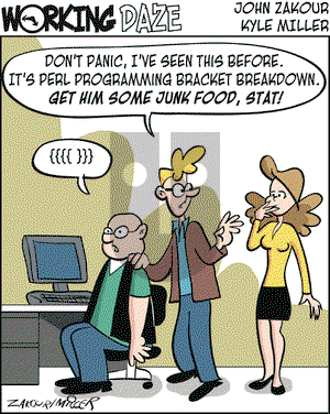 Working Daze on Monday May 28, 2007 Comic Strip