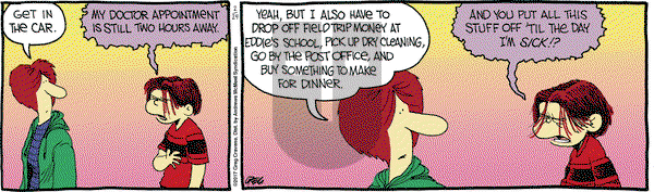 The Buckets on Friday February 24, 2017 Comic Strip