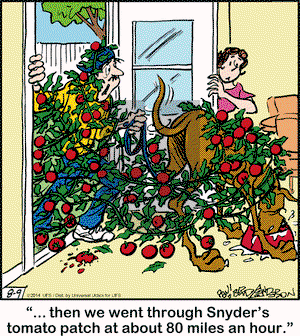 Marmaduke on Saturday August 9, 2014 Comic Strip