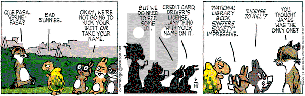 Over the Hedge on Thursday March 15, 2012 Comic Strip
