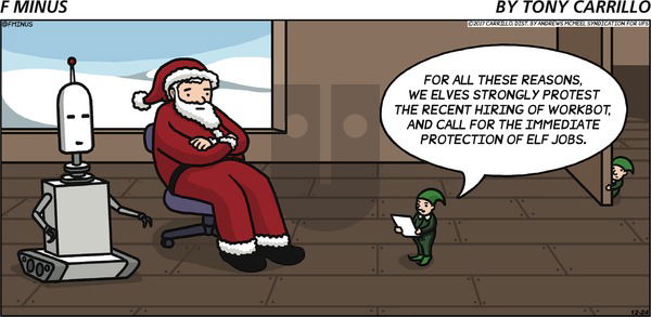 F Minus on Sunday December 24, 2017 Comic Strip