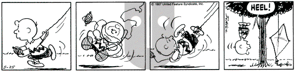 Peanuts on Monday May 25, 1987 Comic Strip