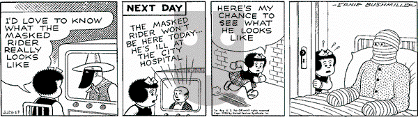 Nancy Classics on Monday July 27, 2015 Comic Strip