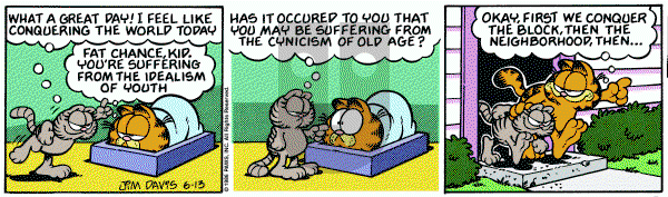 Garfield on Friday June 13, 1986 Comic Strip