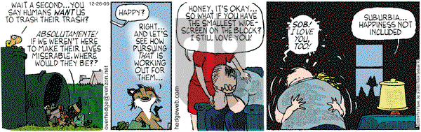 Over the Hedge on Saturday December 26, 2009 Comic Strip