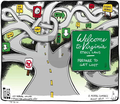 Tom Toles on Sunday December 21, 2014 Comic Strip