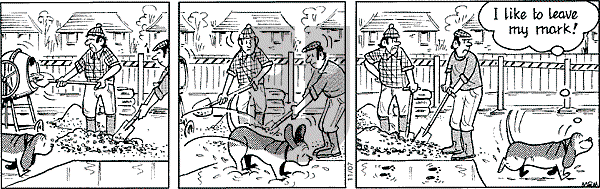Fred Basset on Friday November 7, 2003 Comic Strip