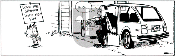 Calvin and Hobbes on Friday October 8, 1993 Comic Strip