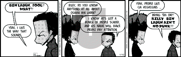 The Boondocks on Wednesday August 13, 2008 Comic Strip