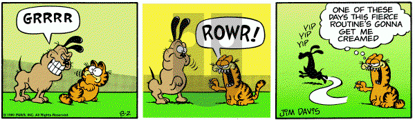 Garfield on Saturday August 2, 1980 Comic Strip
