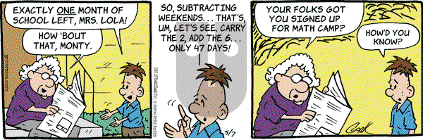 Lola on Monday May 7, 2018 Comic Strip