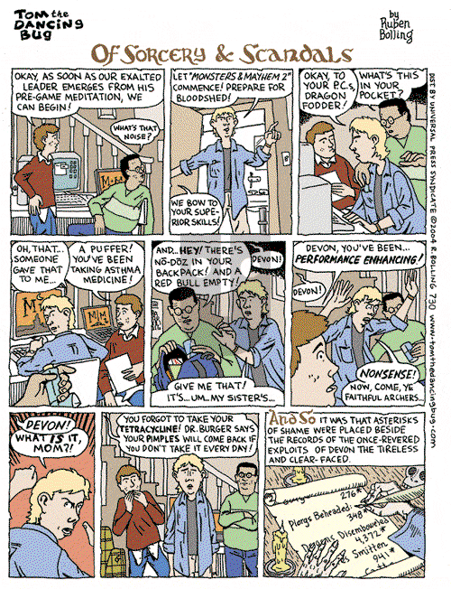 Tom the Dancing Bug on Saturday December 18, 2004 Comic Strip