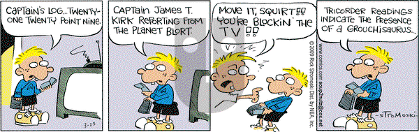 Soup to Nutz - Old on Monday March 23, 2009 Comic Strip