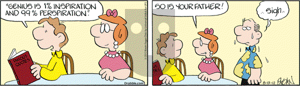 Drabble on Monday August 13, 2012 Comic Strip