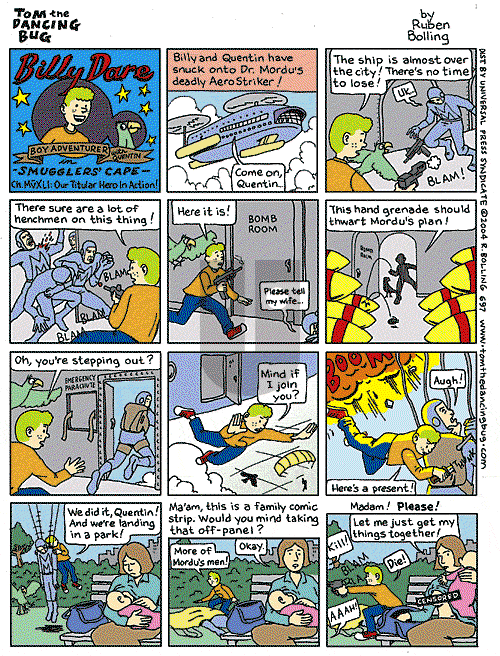 Tom the Dancing Bug on Saturday May 1, 2004 Comic Strip