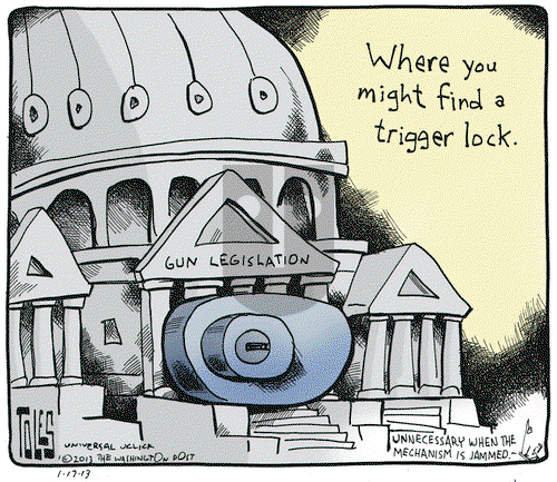 Tom Toles on Thursday January 17, 2013 Comic Strip