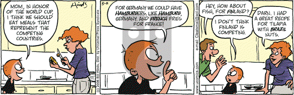 Cleats on Thursday May 11, 2006 Comic Strip