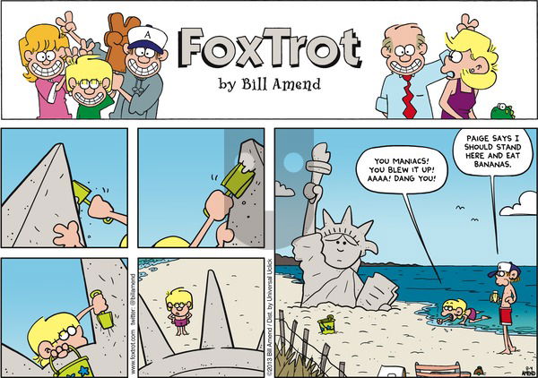 FoxTrot - Sunday August 4, 2013 Comic Strip