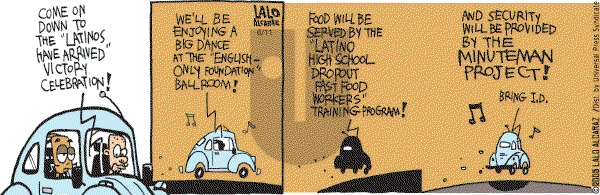 La Cucaracha on Wednesday November 16, 2005 Comic Strip