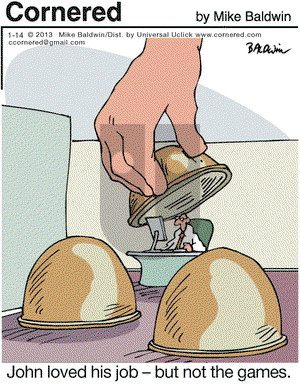 Cornered on Monday January 14, 2013 Comic Strip