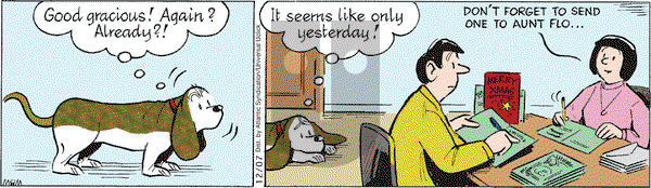 Fred Basset - Monday December 7, 2009 Comic Strip