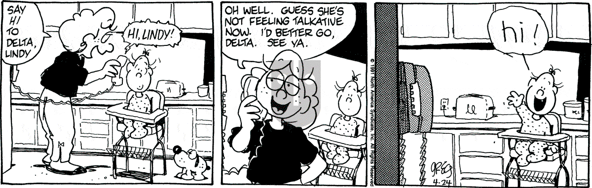 Luann - Wednesday April 24, 1991 Comic Strip
