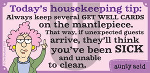 Aunty Acid on Tuesday October 8, 2013 Comic Strip