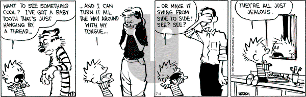 Calvin and Hobbes - Friday July 4, 2014 Comic Strip