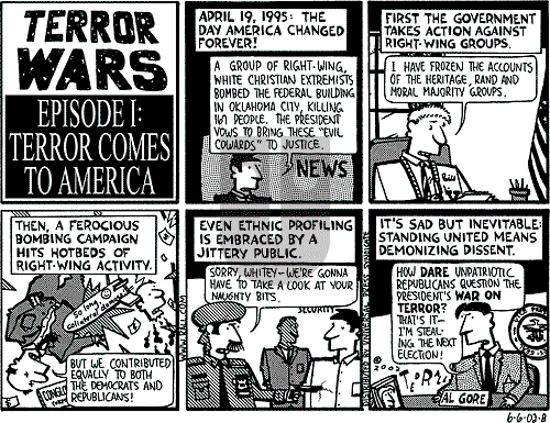 Ted Rall on Saturday June 8, 2002 Comic Strip