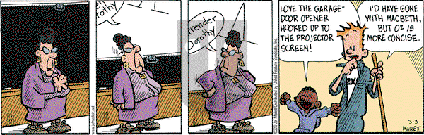 Frazz on Wednesday March 3, 2010 Comic Strip
