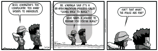 The Boondocks on Saturday August 4, 2012 Comic Strip
